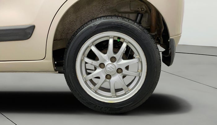 2013 Maruti Wagon R 1.0 VXI, Petrol, Manual, 57,715 km, Left Rear Wheel