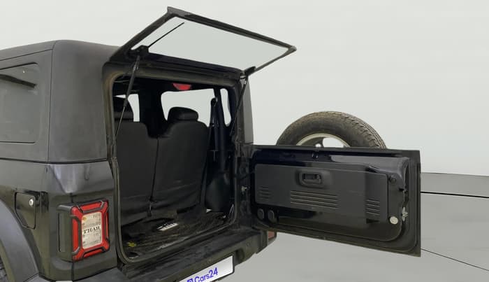 2023 Mahindra Thar LX D AT 4WD HT, Diesel, Automatic, 34,028 km, Boot Door Open