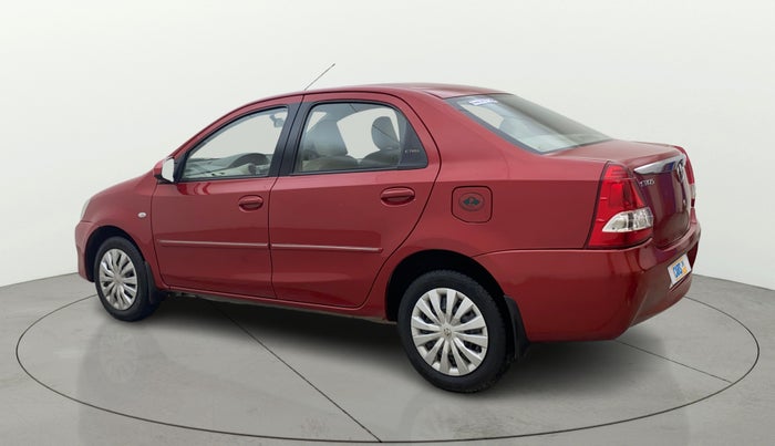 2013 Toyota Etios G, Petrol, Manual, 77,351 km, Left Back Diagonal