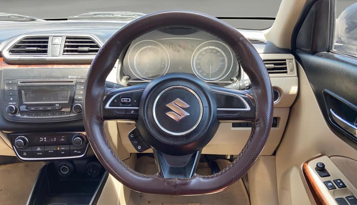 2018 Maruti Dzire ZXI AMT, Petrol, Automatic, 91,687 km, Steering Wheel Close Up