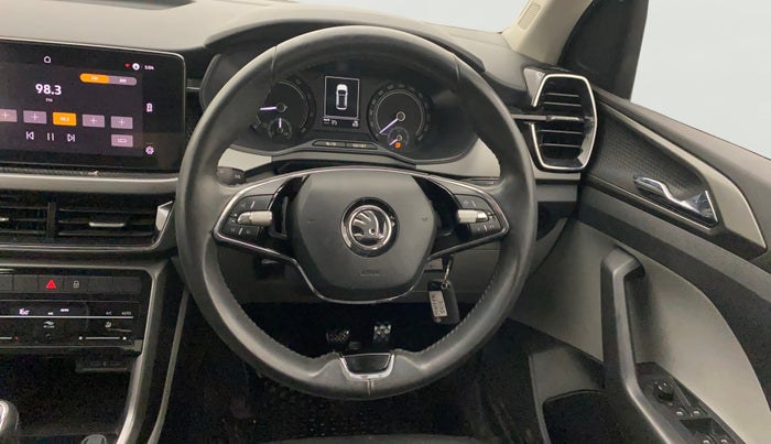 2021 Skoda KUSHAQ AMBITION 1.0L TSI MT, Petrol, Manual, 31,368 km, Steering Wheel Close Up