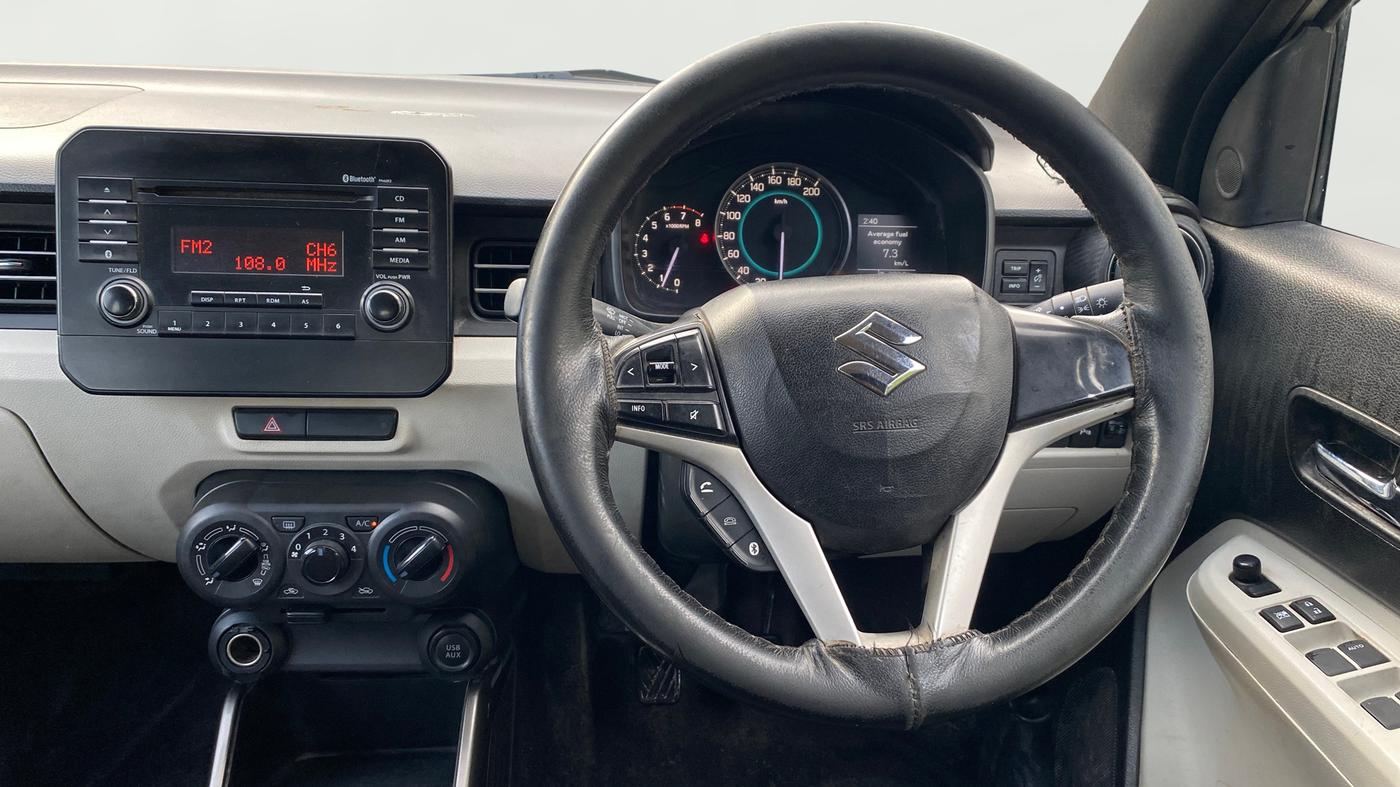 2018 Maruti IGNIS ZETA 1.2, Petrol, Manual, 1,02,773 km, Steering Wheel Close Up