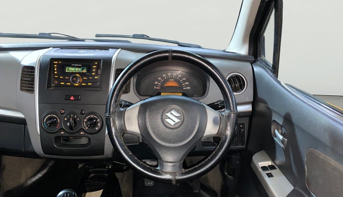 2012 Maruti Wagon R 1.0 LXI, Petrol, Manual, 84,139 km, Steering Wheel Close Up