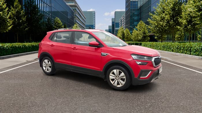 2021 Skoda KUSHAQ AMBITION 1.0L TSI MT, Petrol, Manual, 51,528 km, Right Front Diagonal
