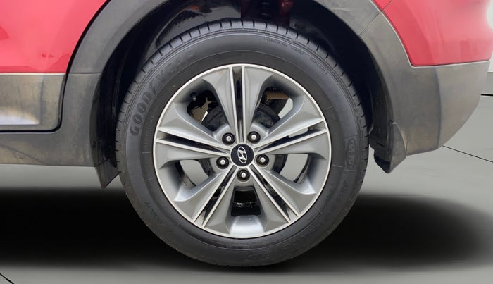 2017 Hyundai Creta SX PLUS AT 1.6 PETROL, Petrol, Automatic, 78,462 km, Left Rear Wheel