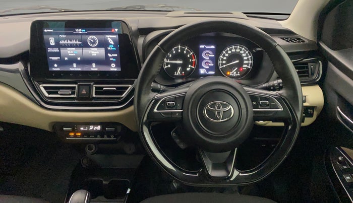 2022 Toyota Glanza V AMT, Petrol, Automatic, 42,590 km, Steering Wheel Close Up