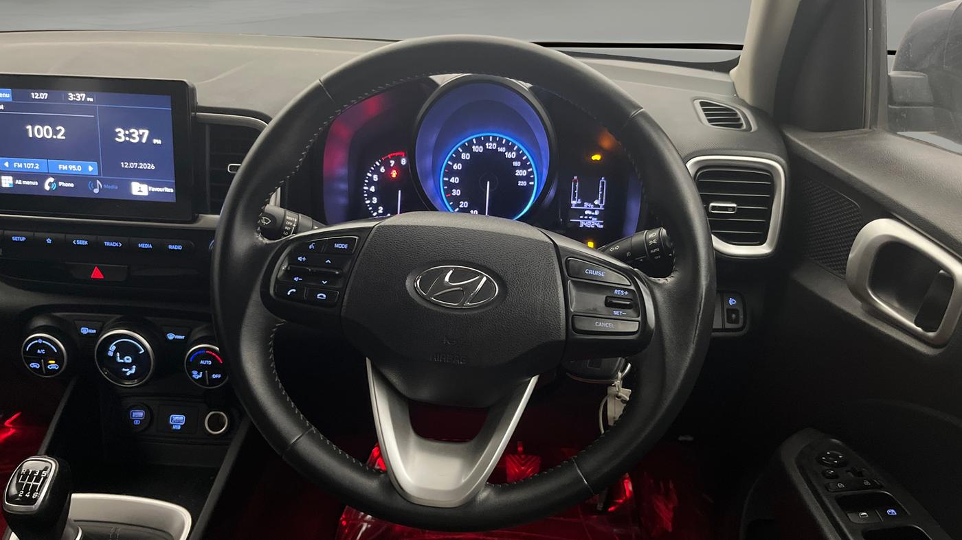 2020 Hyundai VENUE SX 1.0 TURBO, Petrol, Manual, 34,778 km, Steering Wheel Close Up