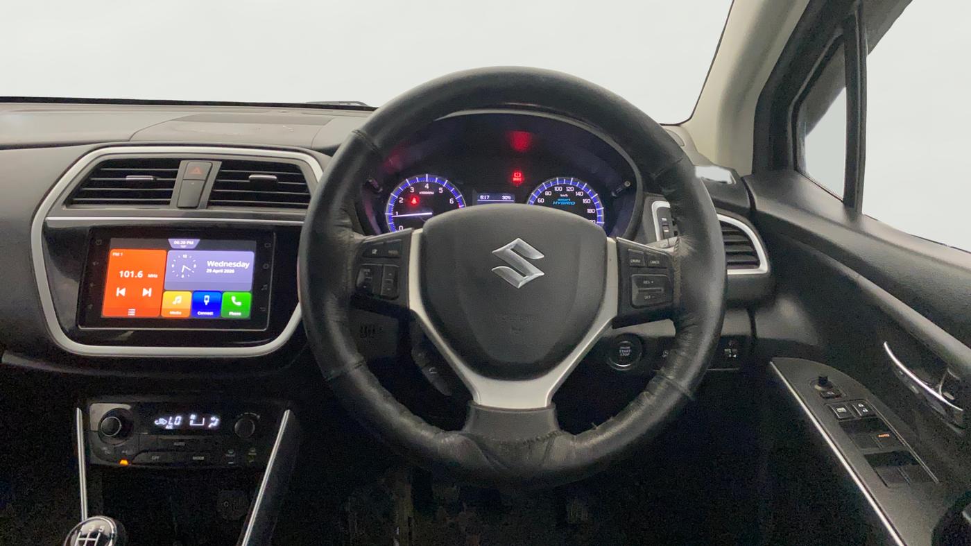 2021 Maruti S Cross ZETA 1.5, Petrol, Manual, 52,559 km, Steering Wheel Close Up