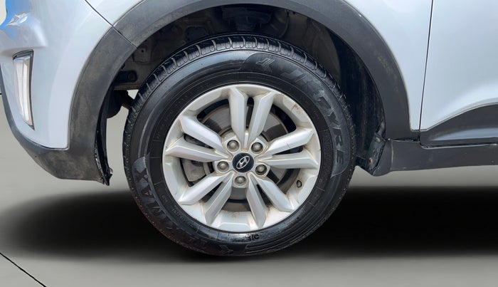 2018 Hyundai Creta SX PLUS 1.6 DIESEL, Diesel, Manual, 1,36,104 km, Left Front Wheel