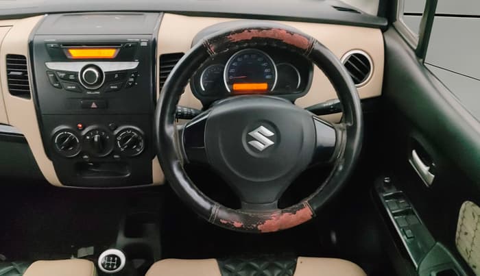 2017 Maruti Wagon R 1.0 VXI, Petrol, Manual, 66,480 km, Steering Wheel Close Up