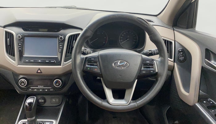 2016 Hyundai Creta SX PLUS AT 1.6 DIESEL, Diesel, Automatic, 1,07,738 km, Steering Wheel Close Up