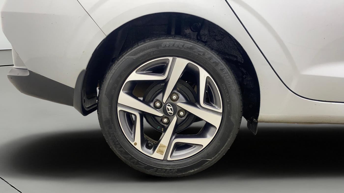 2021 Hyundai AURA SX PLUS 1.2 AMT, Petrol, Automatic, 33,045 km, Right Rear Wheel