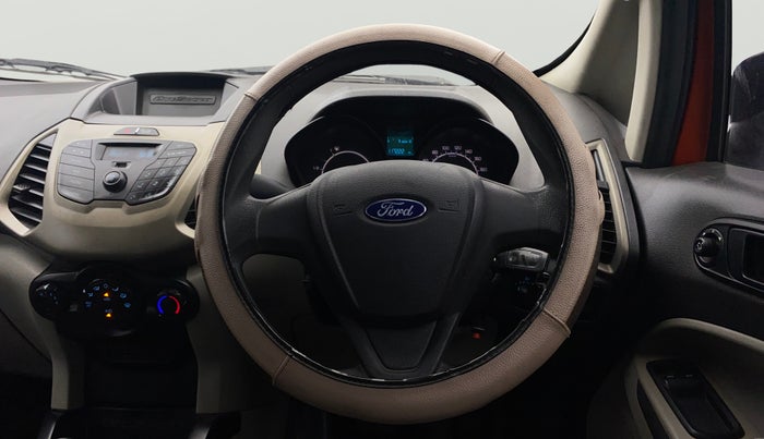 2014 Ford Ecosport AMBIENTE 1.5L DIESEL, Diesel, Manual, 1,17,219 km, Steering Wheel Close Up