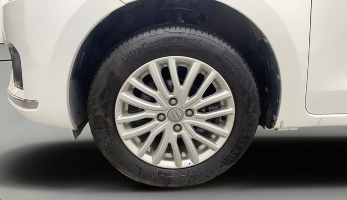 2017 Maruti Dzire ZXI, Petrol, Manual, 87,209 km, Left Front Wheel