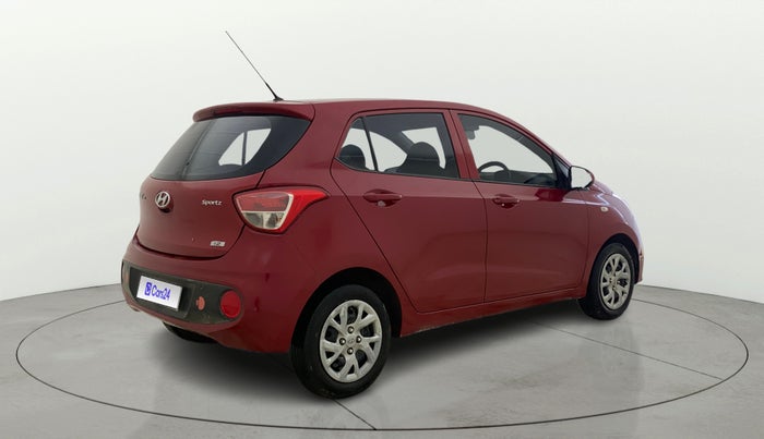 2017 Hyundai Grand i10 SPORTZ 1.2 KAPPA VTVT, Petrol, Manual, 77,942 km, Right Back Diagonal