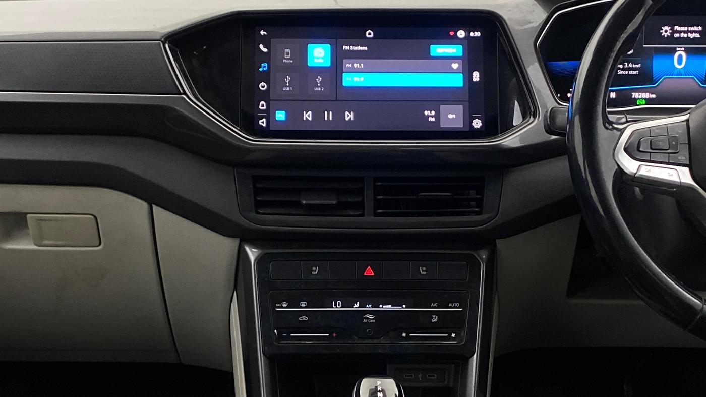 2022 Volkswagen TAIGUN TOPLINE 1.0 TSI AT, Petrol, Automatic, 78,284 km, Air Conditioner