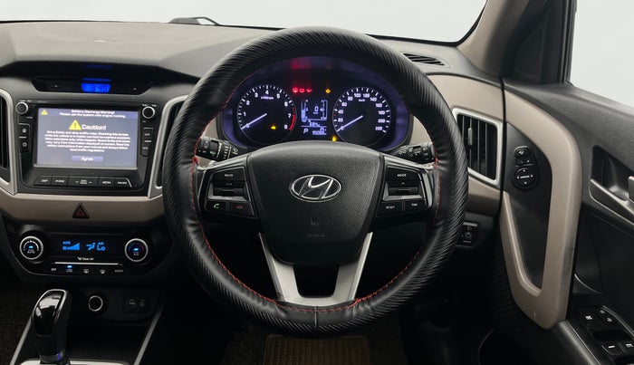 2017 Hyundai Creta SX PLUS AT 1.6 PETROL, Petrol, Automatic, 95,021 km, Steering Wheel Close Up