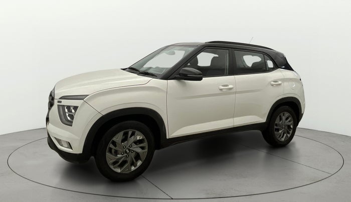 2021 Hyundai Creta SX (O) 1.4 TURBO DCT DUAL TONE, Petrol, Automatic, 92,101 km, Left Front Diagonal