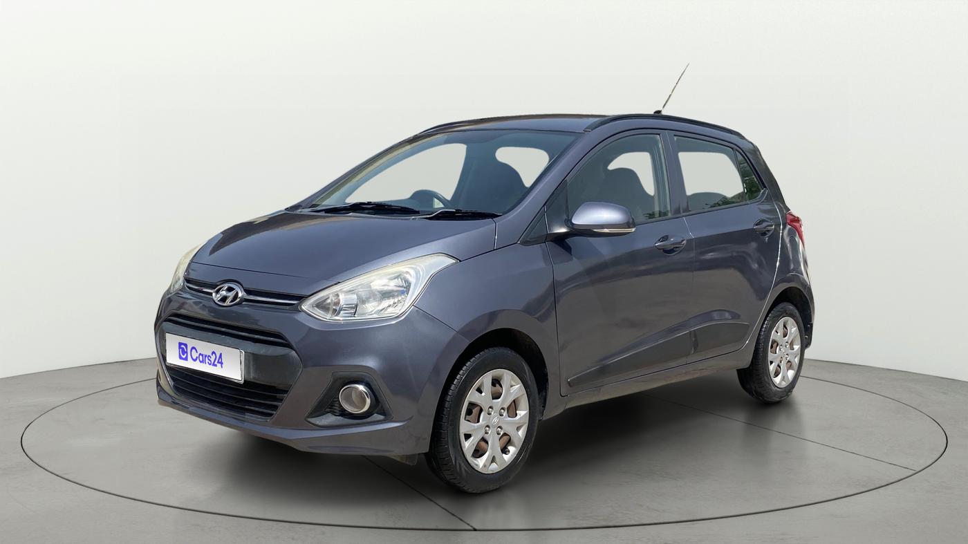 2016 Hyundai Grand i10 SPORTZ 1.2 KAPPA VTVT, Petrol, Manual, 78,201 km, Left Front Diagonal
