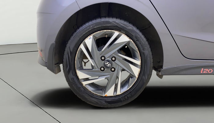 2021 Hyundai NEW I20 ASTA (O) 1.0 TURBO GDI DCT, Petrol, Automatic, 37,692 km, Right Rear Wheel