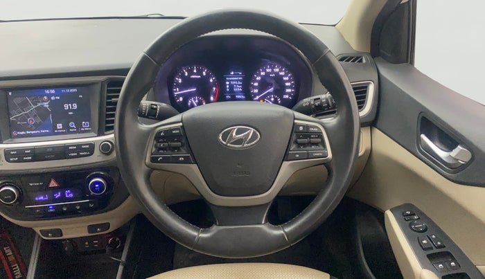 2018 Hyundai Verna 1.6 VTVT SX O, Petrol, Manual, 70,816 km, Steering Wheel Close Up