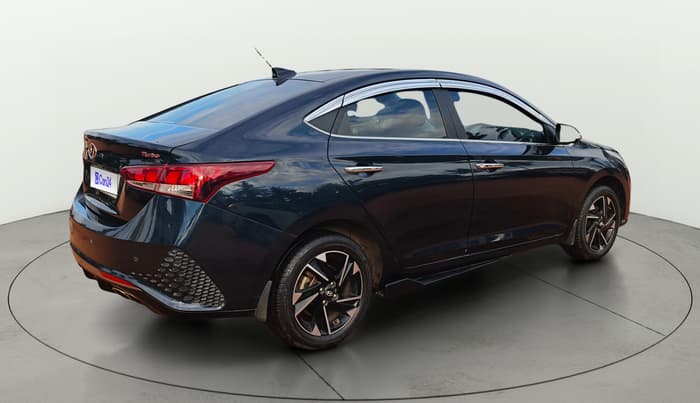 2021 Hyundai Verna SX (O) 1.0 TURBO DCT, Petrol, Automatic, 30,297 km, Right Back Diagonal