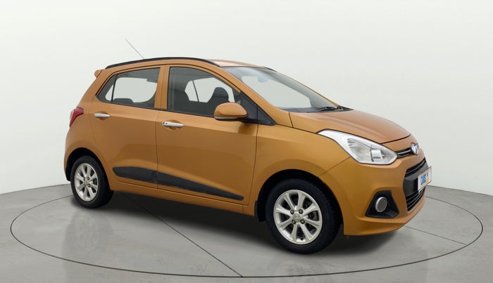 2015 Hyundai Grand i10 ASTA AT 1.2 KAPPA VTVT, Petrol, Automatic, 62,069 km, Right Front Diagonal