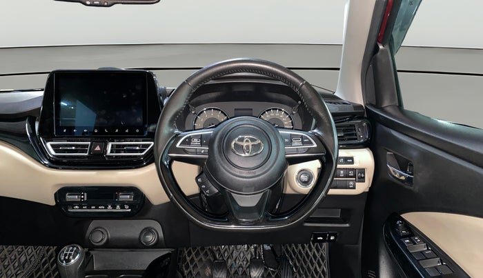 2022 Toyota Glanza V, Petrol, Manual, 32,320 km, Steering Wheel Close Up