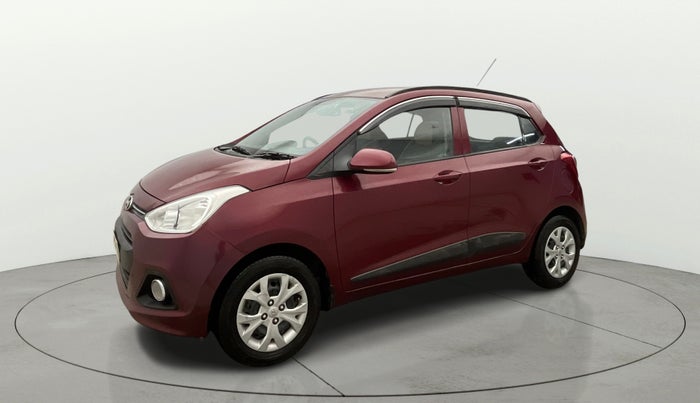 2015 Hyundai Grand i10 SPORTZ 1.2 KAPPA VTVT, Petrol, Manual, 50,396 km, Left Front Diagonal