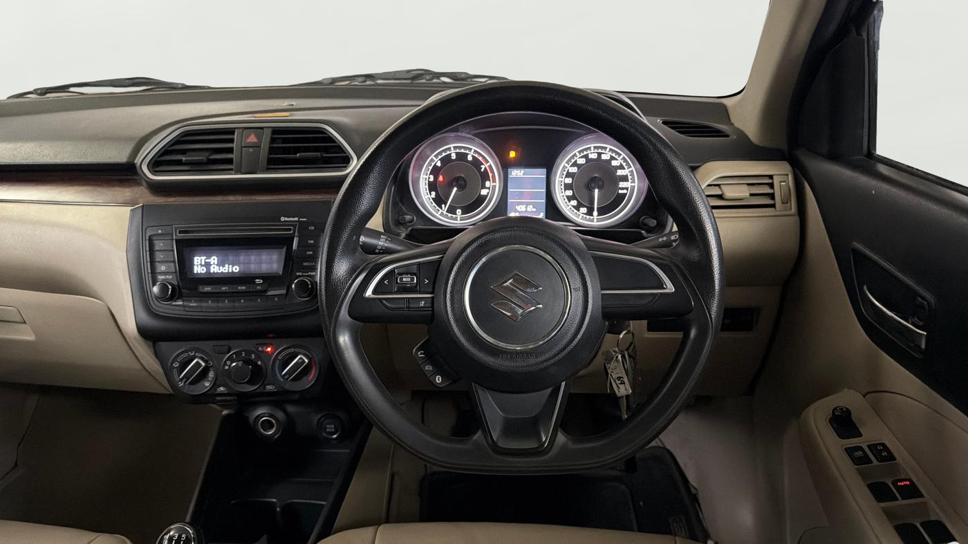 2019 Maruti Dzire VXI, Petrol, Manual, 40,602 km, Steering Wheel Close Up