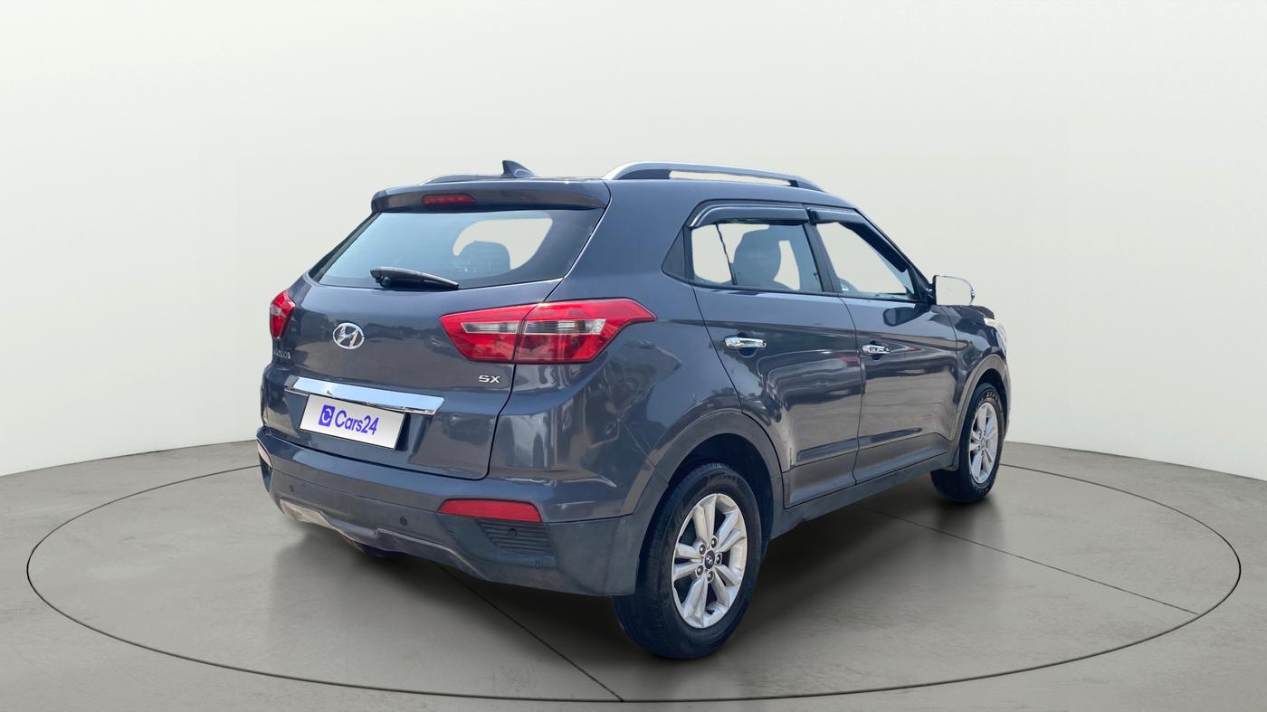 2017 Hyundai Creta SX PLUS 1.6 PETROL, Petrol, Manual, 93,180 km, Right Back Diagonal
