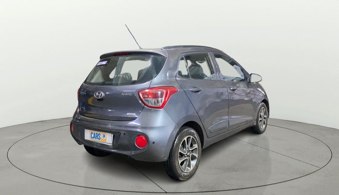 2017 Hyundai Grand i10 SPORTZ (O) AT 1.2 KAPPA VTVT, Petrol, Automatic, 77,839 km, Right Back Diagonal