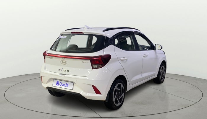2023 Hyundai GRAND I10 NIOS SPORTZ 1.2 KAPPA VTVT, Petrol, Manual, 13,260 km, Right Back Diagonal