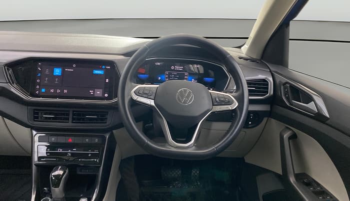 2022 Volkswagen TAIGUN TOPLINE 1.0 TSI AT, Petrol, Automatic, 15,106 km, Steering Wheel Close Up