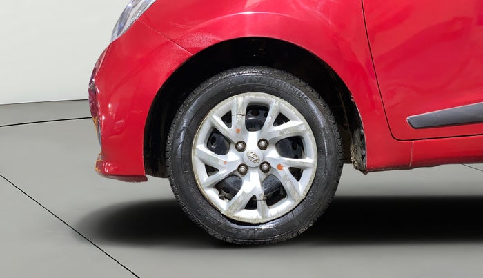 2017 Hyundai Grand i10 SPORTZ (O) 1.2 KAPPA VTVT, Petrol, Manual, 48,133 km, Left Front Wheel