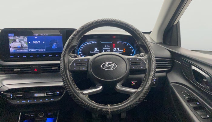 2021 Hyundai NEW I20 ASTA (O) 1.2 MT, CNG, Manual, 1,17,079 km, Steering Wheel Close Up