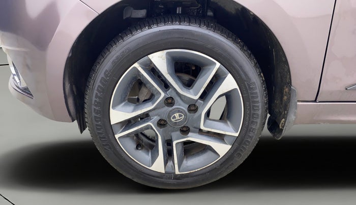 2018 Tata TIGOR XZA PETROL, Petrol, Automatic, 82,990 km, Left Front Wheel