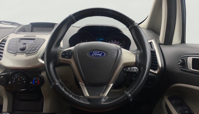 2014 Ford Ecosport TREND 1.5L DIESEL, Diesel, Manual, 1,12,714 km, Steering Wheel Close Up