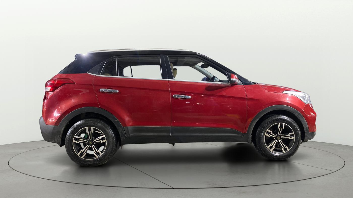 2018 Hyundai Creta E PLUS 1.6 PETROL, Petrol, Manual, 75,544 km, Right Side View