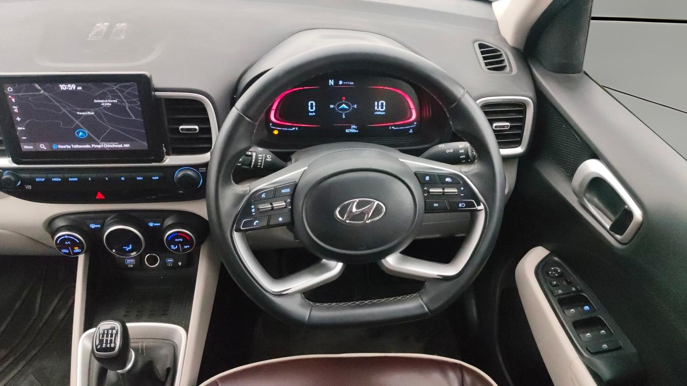 2022 Hyundai VENUE SX 1.0 (O) TURBO IMT, Petrol, Manual, 82,779 km, Steering Wheel Close Up
