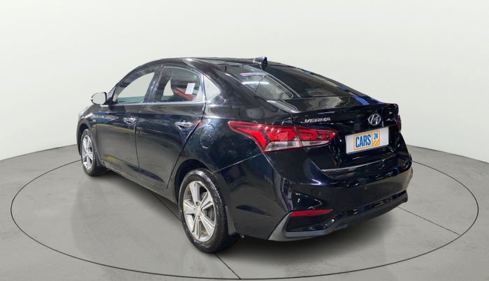 2019 Hyundai Verna 1.6 VTVT SX + AT, Petrol, Automatic, 77,010 km, Left Back Diagonal