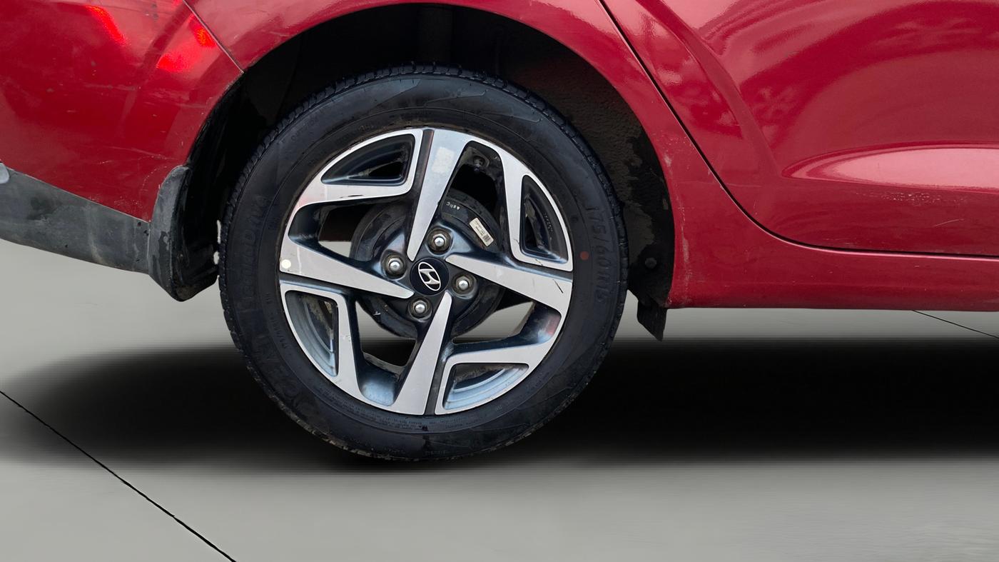 2020 Hyundai AURA SX 1.2 (O), Petrol, Manual, 21,256 km, Right Rear Wheel