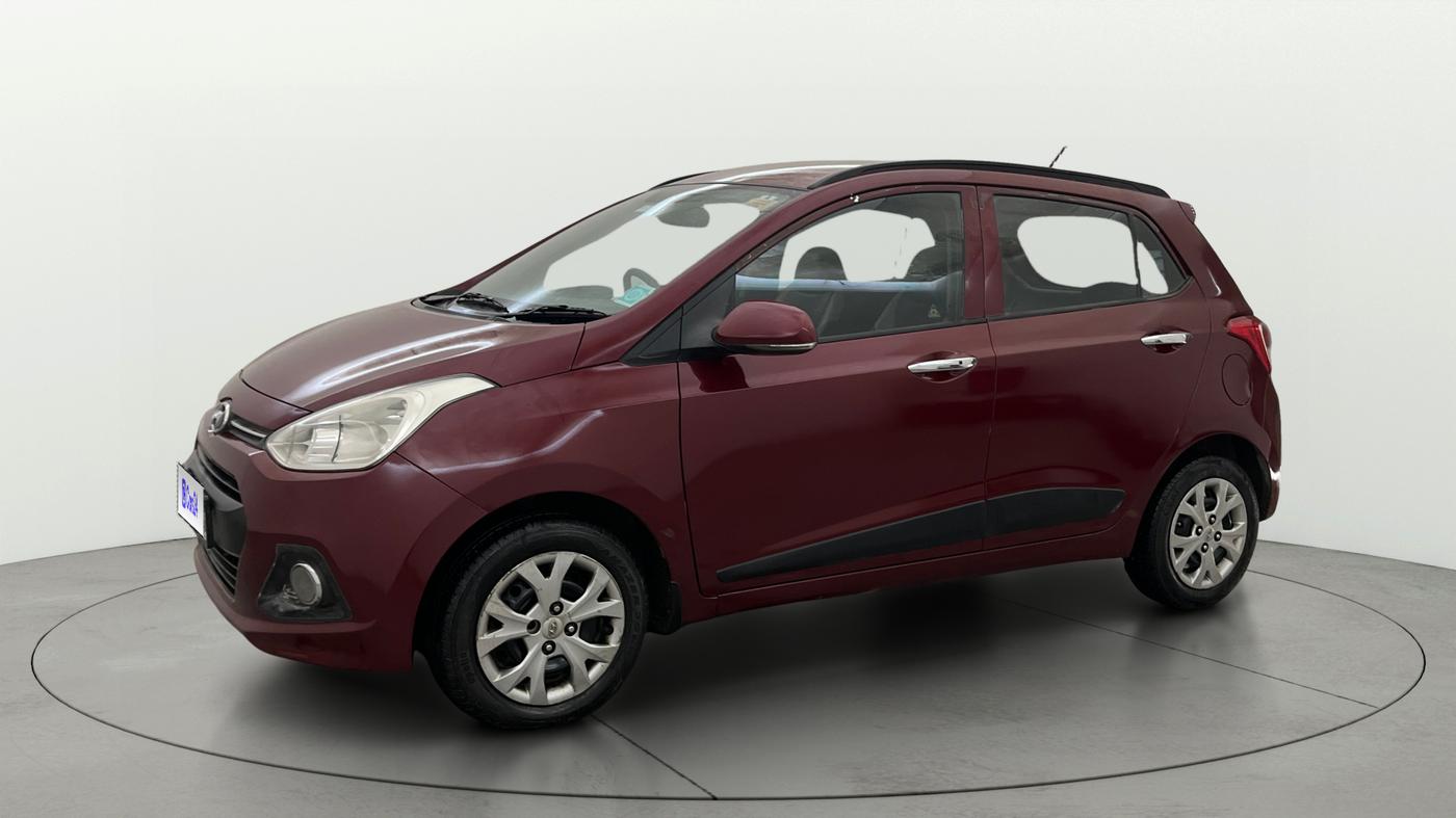 2014 Hyundai Grand i10 SPORTZ 1.2 KAPPA VTVT, Petrol, Manual, 93,042 km, Left Front Diagonal