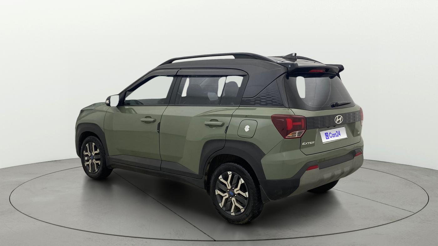 2024 Hyundai EXTER SX(O) CONNECT 1.2 AMT DUAL TONE, Petrol, Automatic, 26,969 km, Left Back Diagonal