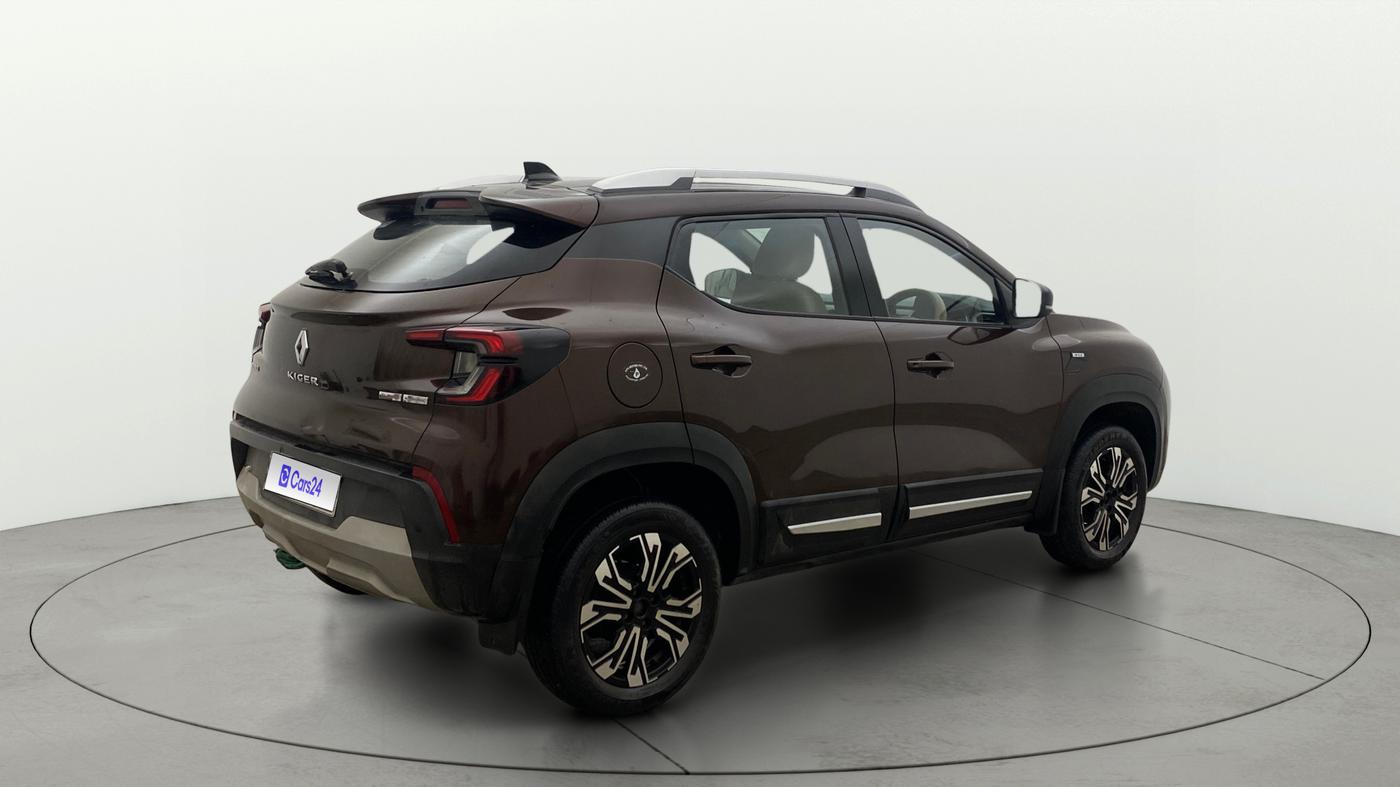 2021 Renault Kiger RXZ TURBO CVT, Petrol, Automatic, 74,919 km, Right Back Diagonal