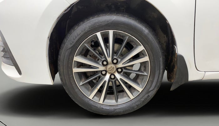 2017 Toyota Corolla Altis VL CVT PETROL, Petrol, Automatic, 1,19,988 km, Left Front Wheel