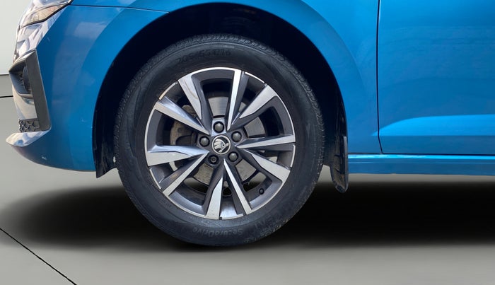 2022 Skoda SLAVIA STYLE 1.0L TSI AT, Petrol, Automatic, 40,559 km, Left Front Wheel