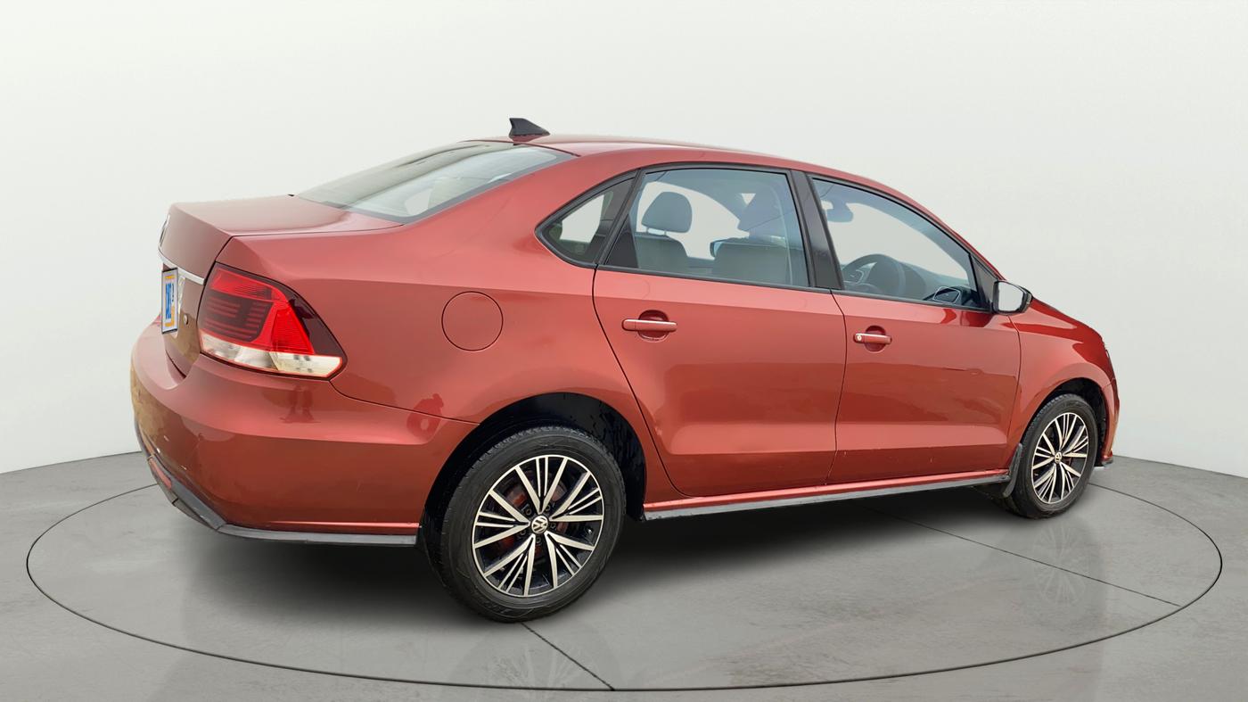 2019 Volkswagen Vento HIGHLINE DIESEL 1.5, Diesel, Manual, 1,33,655 km, Right Back Diagonal