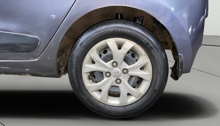 2014 Hyundai Grand i10 SPORTZ 1.2 KAPPA VTVT, Petrol, Manual, 1,00,120 km, Left Rear Wheel