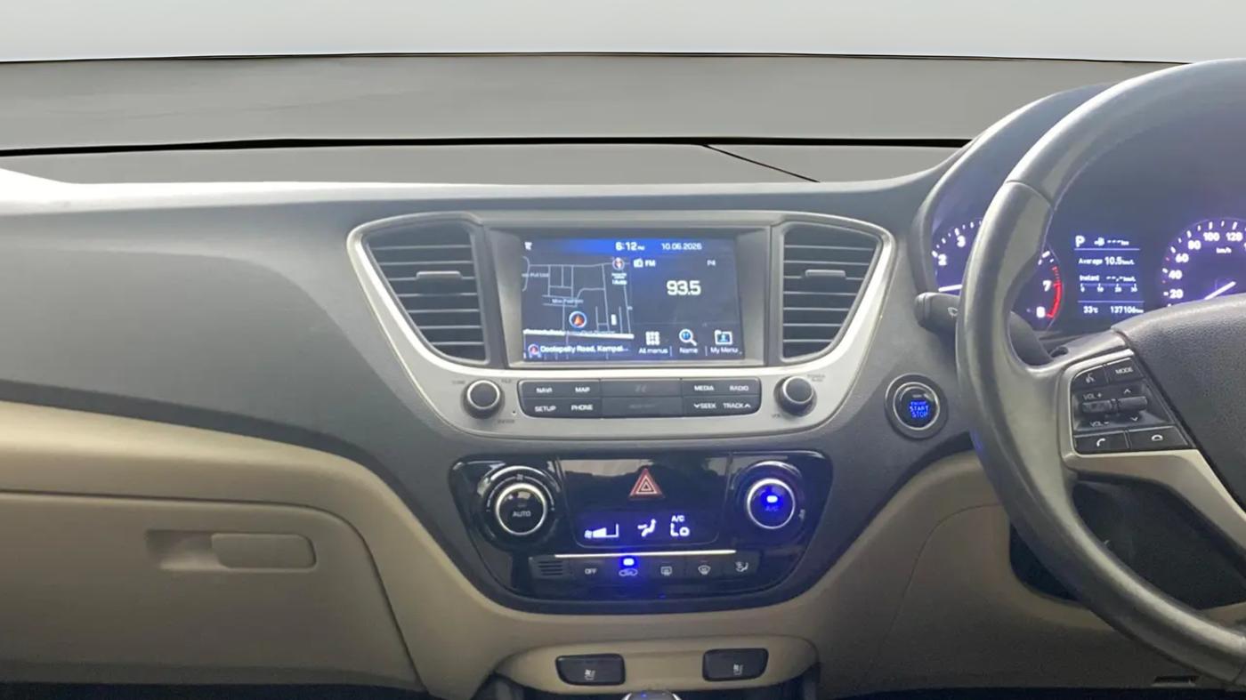 2019 Hyundai Verna 1.6 VTVT SX (O) AT, Petrol, Automatic, 1,37,087 km, Air Conditioner